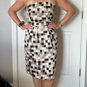 Banana republic strapless cocktail dress